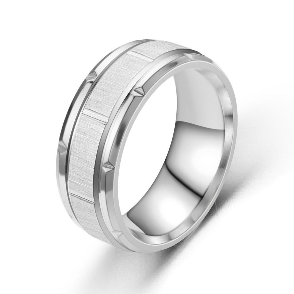 1Pc Simple Destiny-Changing Accessories for Men and Women, Titanium Steel Trendy Ring