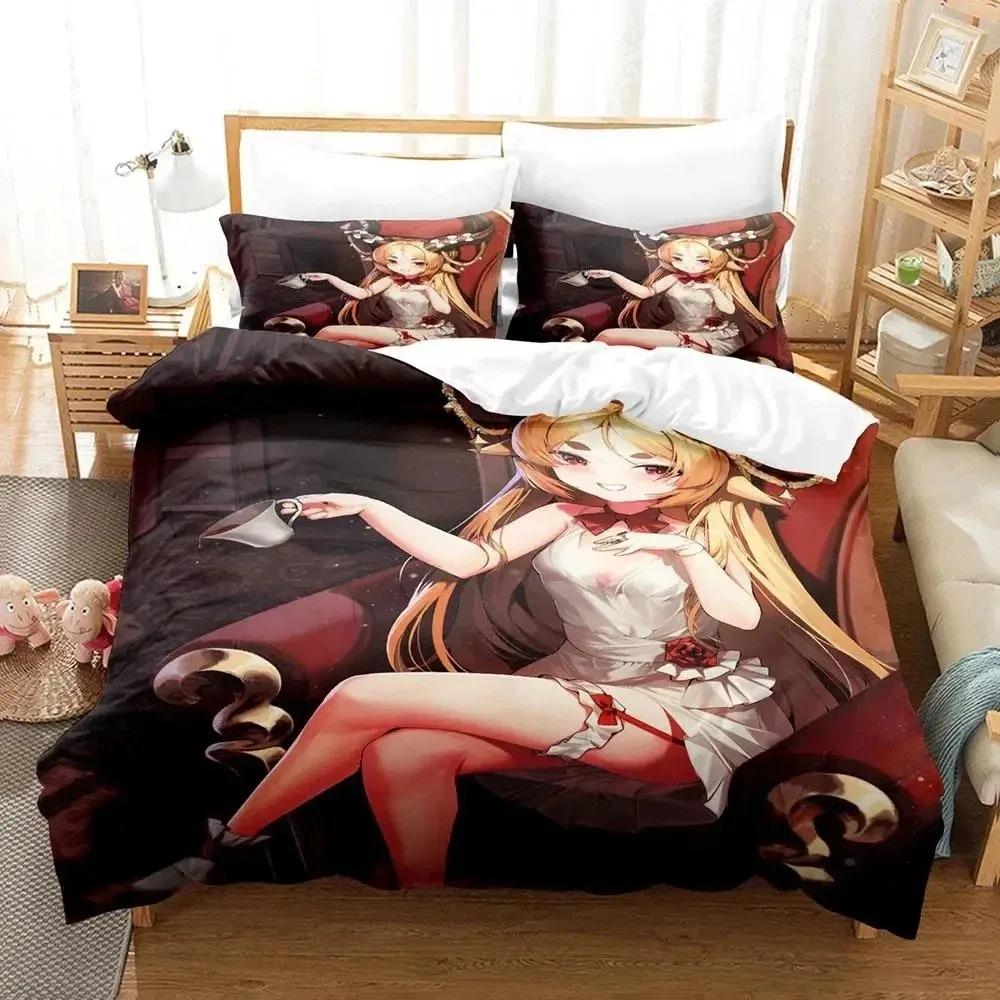 Anime Echocalypse Bedding Set Duvet Cover Bed Set Quilt Cover Pillowcase Comforter king Queen Size Boys Adult Bedding Set