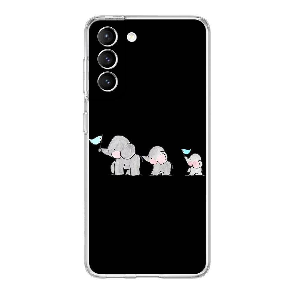 

Чехол для телефона в парном стиле с рисунком для Samsung Galaxy S24 S23 S22 S20 Ultra S21 FE 5G S10 S9 Plus S10E S8, мягкий силиконовый прозрачный чехол S22 Ultra 5G