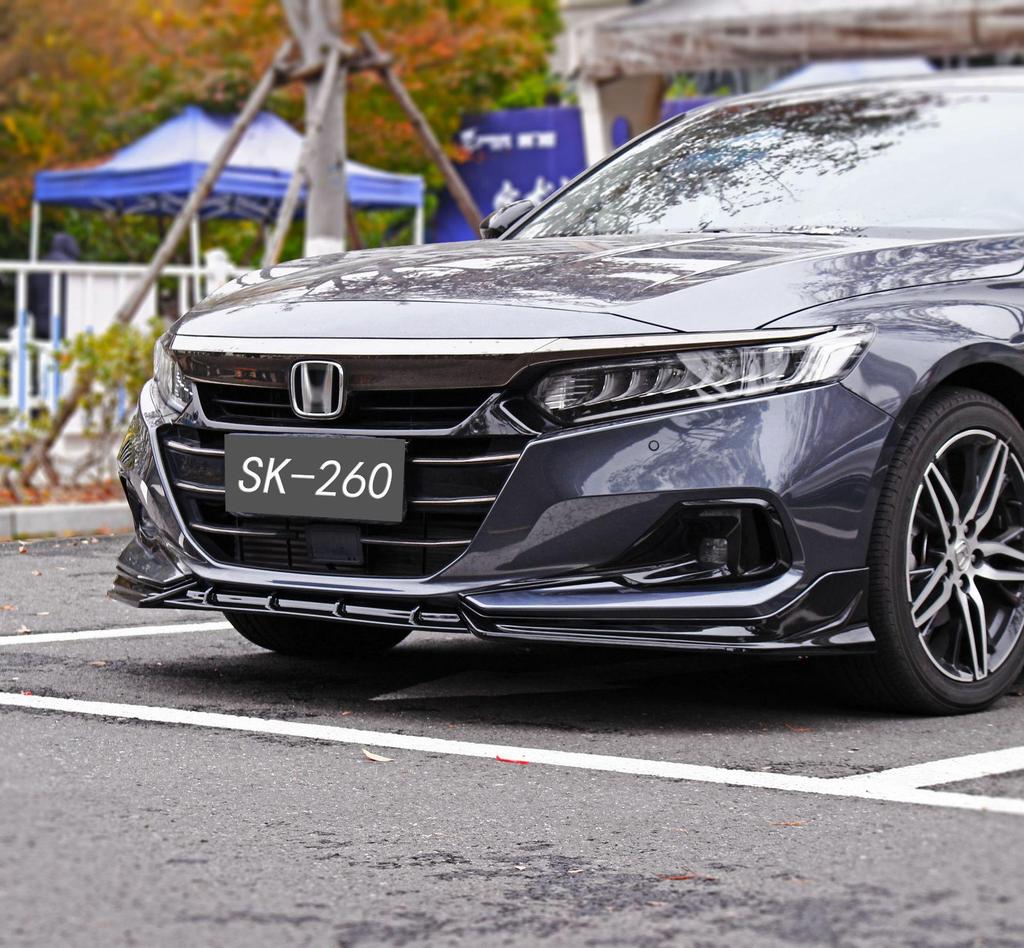 2022 Accord 10.5th Gen SK-260 Sport Kit: Front Lip, Rear Spoiler, Side Skirts, Bumper Corners