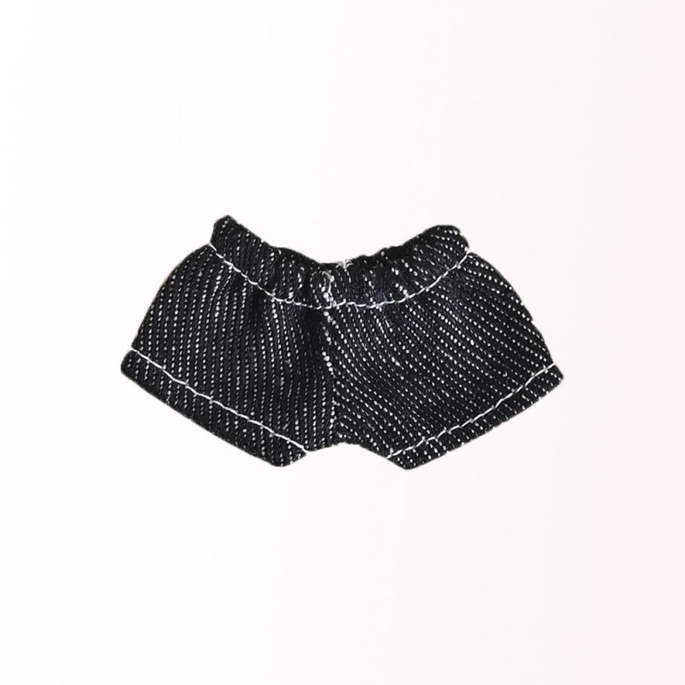 Freizeitkleidung Baumwollpuppe Jeans Hosen Lederhosen Kleidung Accessoires für 10cm Baumwollpuppe