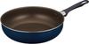 Thermos Durable Series Stir-Fry Pan, 28cm, Navy, Gas Stove Only, Non-stick, Durable Coating, PFOAPFOS Free, Lightweight Model, KFI-028D NVY