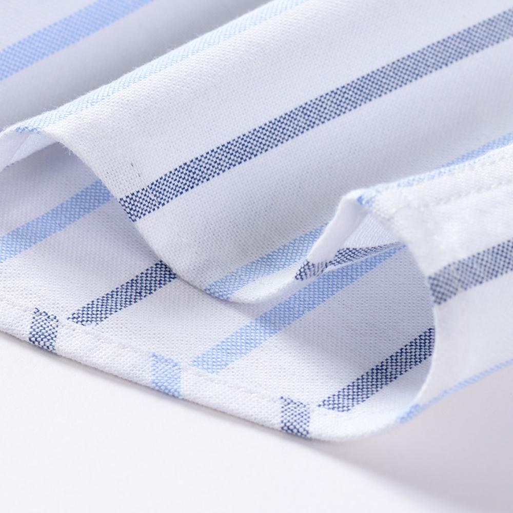 Herren Langarm Oxford Button-Down Hemden Freizeitkleidhemd für Herren Bequem 100% Baumwolle Mehrere Karomuster/Gestreift Herrenbekleidung