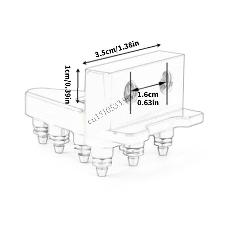 090E Nonslip Off Road Motorcycle Bike Brake Lever Pedal Step Steel Easy Mounts Design