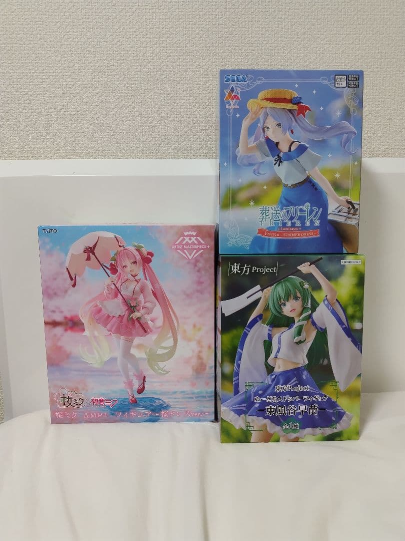 Новый набор фигурок-призов 3 Сакура Мику Токиватари Санаэ Фрирен.