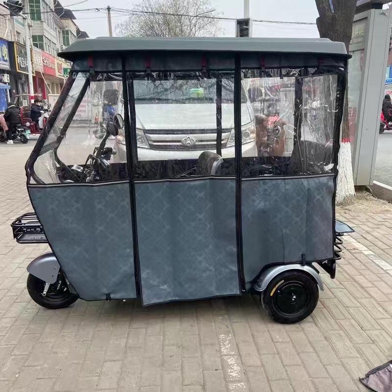 Electric Tricycle Rain Canopy and Sunshade for Elderly Vehicle