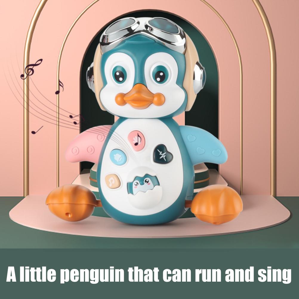 Musical Dancing Penguin Toy with Music and Lights Baby Early Education Toys for Girl and Boy