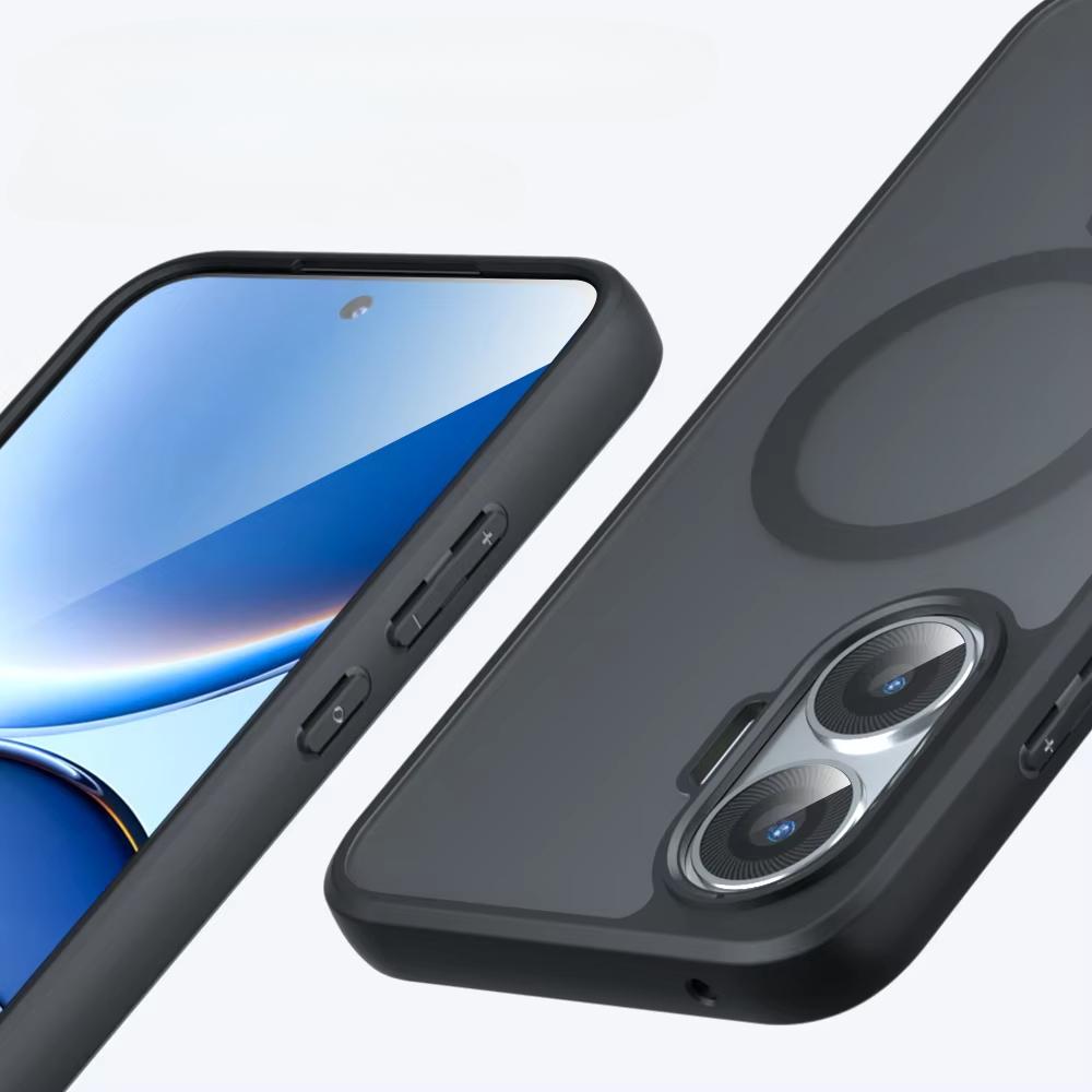 Pro Poco F7 Pouzdro pro Magsafe Magnetický Matný Akrylový Nárazník pro Xiaomi POCO F 7 POCOF7 Redmi Turbo 4Pro Bezdrátové Nabíjení Tvrdé Pouzdro