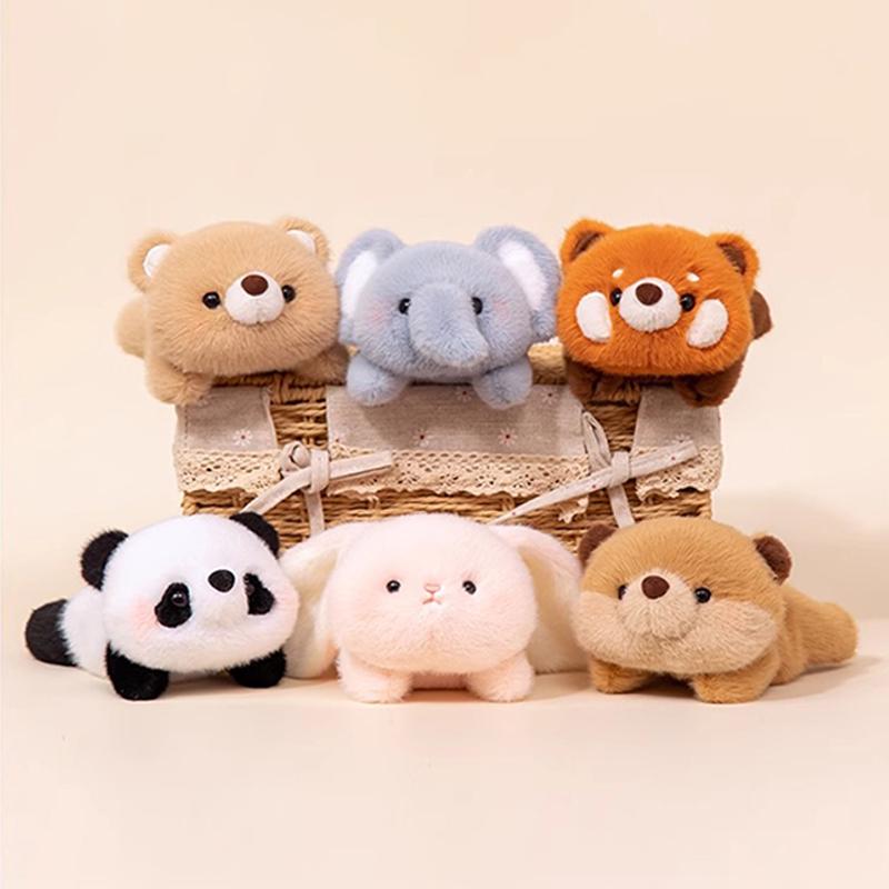 Red Panda & Cat Plush Wrist Rest Doll - Cute Desk Buddy Gift for Girls