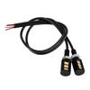 2Pcs LED Motorcycle License Light 12V Voltage Car License Light Bright License Plate Lamp For Car