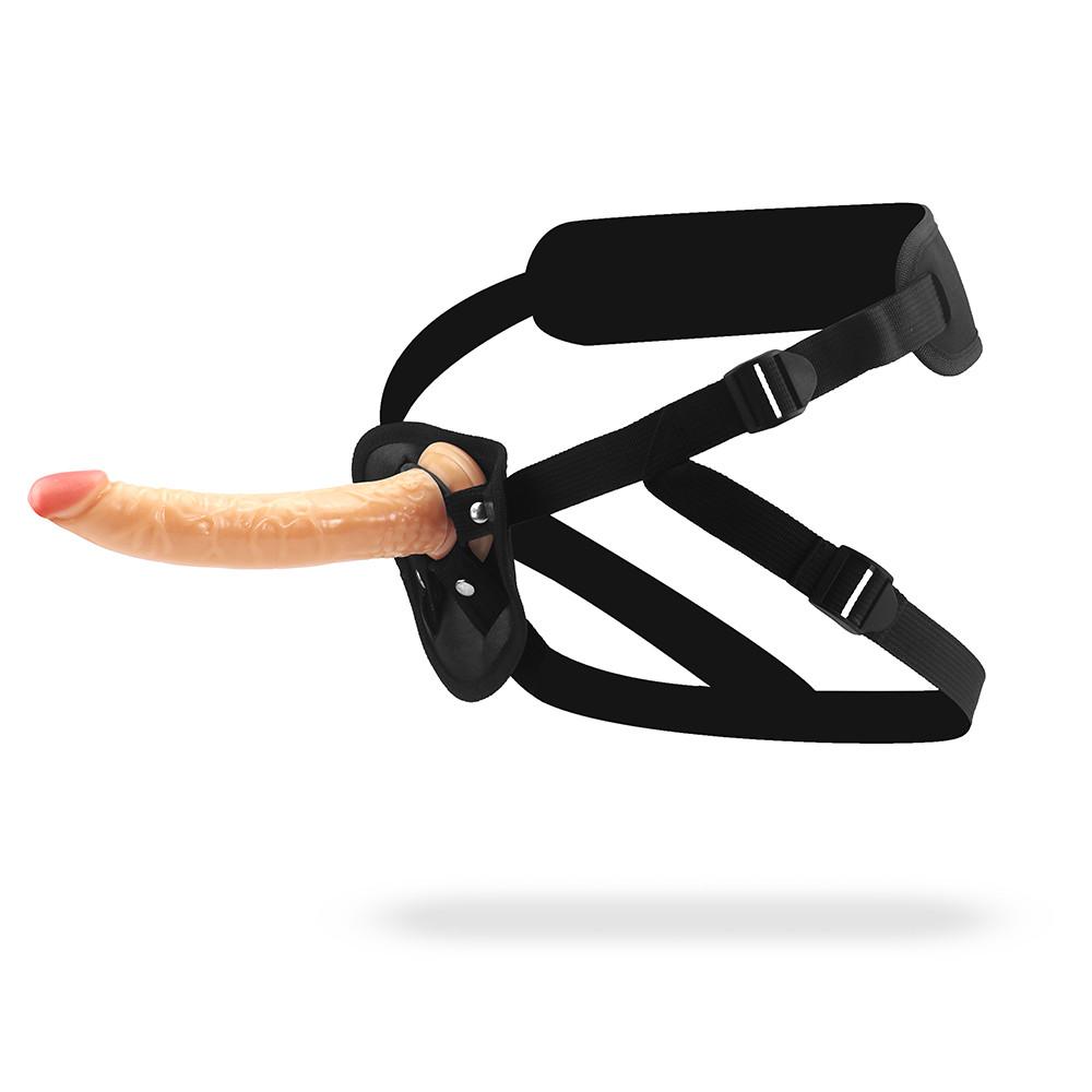 19CM Strap On Realistic Dildo Strapon Dildo Panties Anal Plug Gay Adult Game Sex Toys for Lesbian Women Couples Adult Masturbation