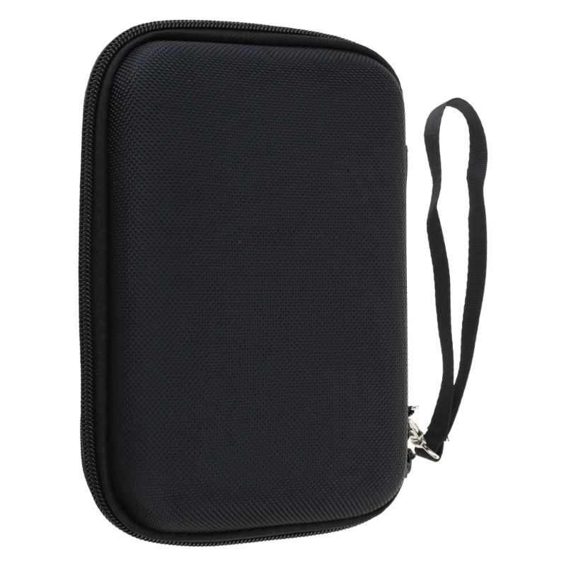 Harte EVA-Aufbewahrungstasche für WIN Mini 7 Zoll Spielkonsole Tragbare Handtasche Reise-Tragetasche Organizer-Beutel Schwarz