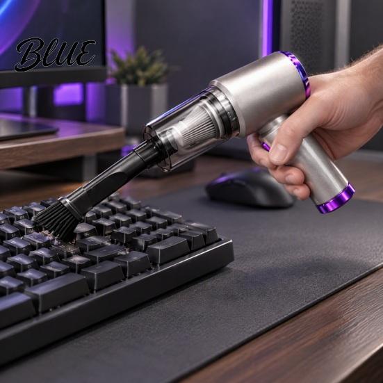 Type-C Fast Charging Compact Dust Collector Cordless Car Vacuum Cleaner 32000Pa Powerful Handheld Auto Vacuum 4 in 1 Portable Cleaner