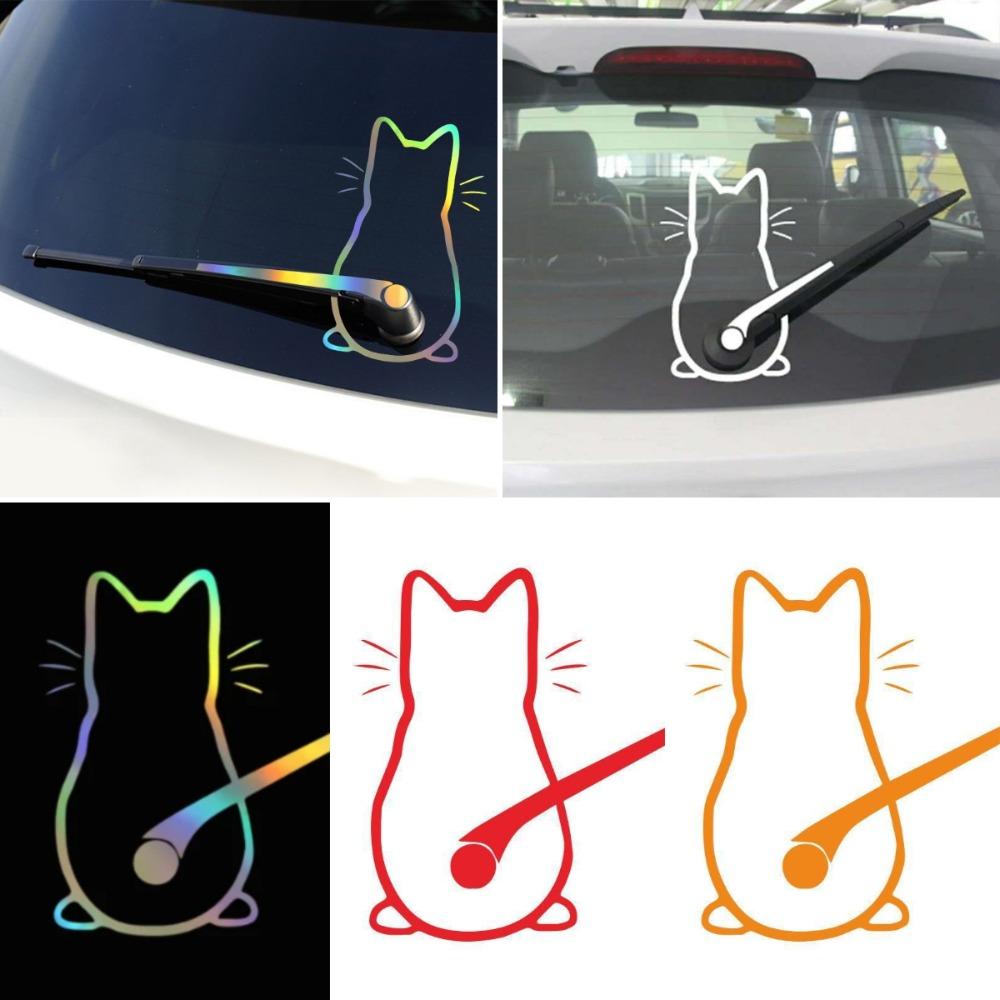 

Cartoon Car Stickers Cute Kawaii Rear Window Sticker Art Design Auto Body Styling