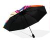 Rugrats  pattern, automatic folding umbrella, portable and foldable design, 8 ribs, a Christmas or birthday gift.