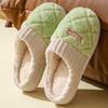 Men And Women Same Style As Non-slip Home Warm Plush Slippers