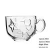 Heat-Resistant Large Capacity Tempered Glass Cup for Milk, Breakfast, Water, or Whiskey—Microwave Safe.