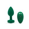 Remote Controlled Anal Plug - B-Vibe Vibrating Jewel Plug M/L Emerald