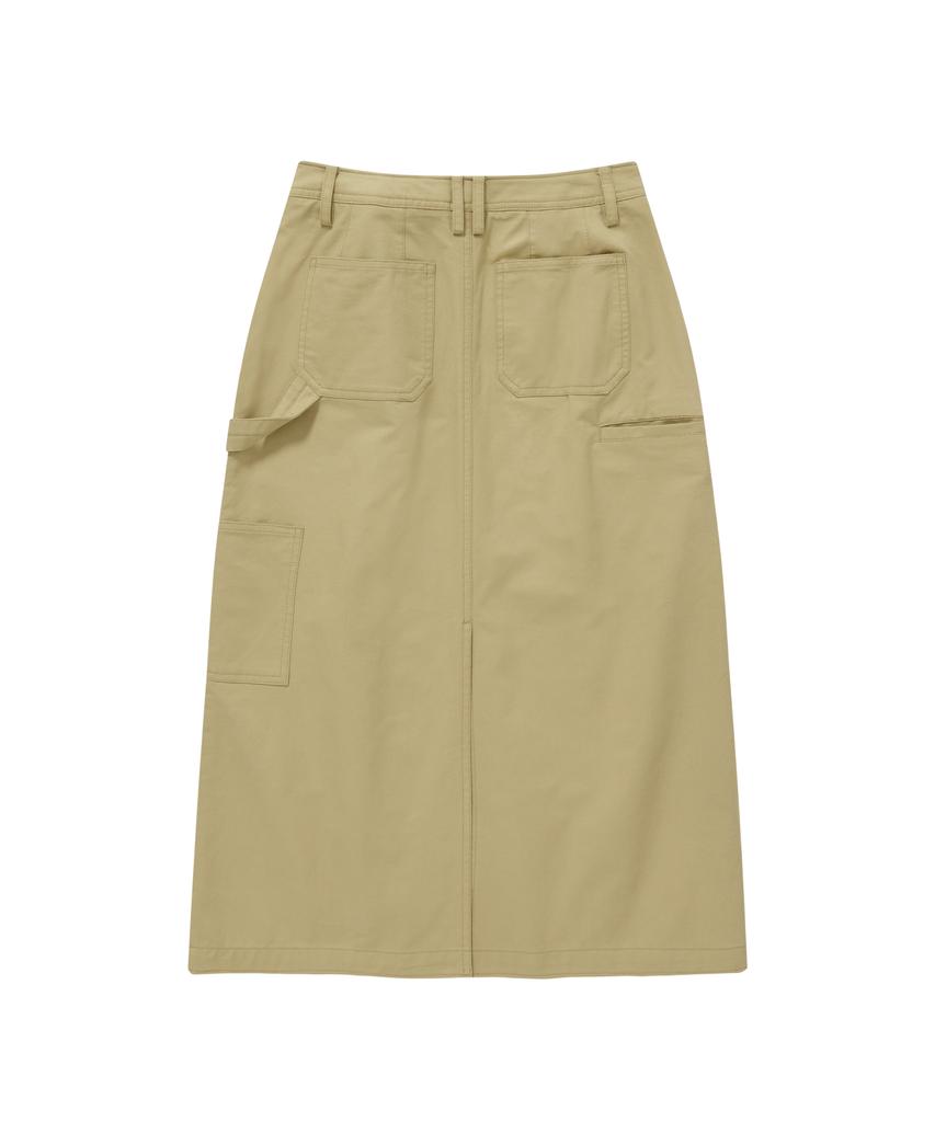 COVERNAT WOMAN Fatigue Skirt Beige