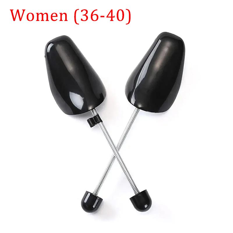 

1 Pair Plastic Spring Shoe Trees Fixed Fits Support Stretcher Shaper Men Women Adjustable Spring Shoe Trees Stretch Anti-wrinkle