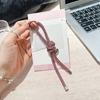 Fashionable Heart and Knots Bag Charm Keyring Portable Sturdy Rhinestones Key Accessory for Ladies and Trendy Women