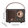 Retro Bluetooth-compatible Radio with Built-in Speaker 2CH HM11 Portable Music Player Elegant & Vintage for Home