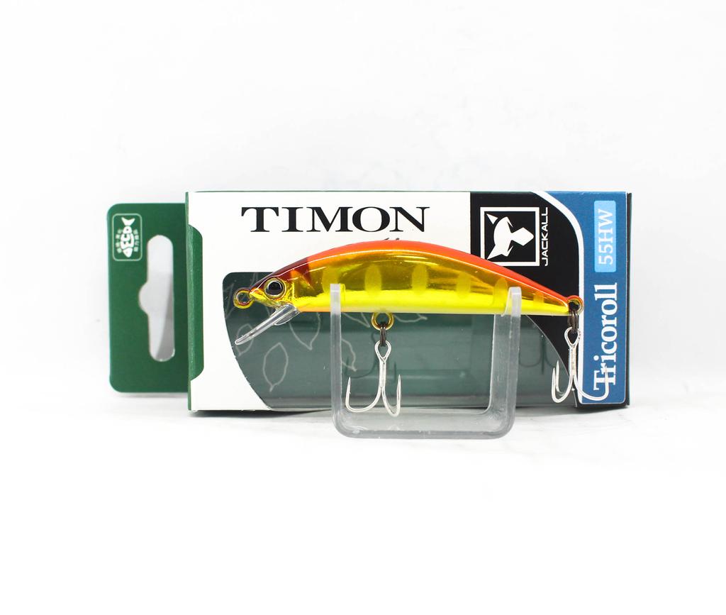 Jackall Timon Tricoroll 55 HW Sinking Lure Red & Gold Yamame (7712)