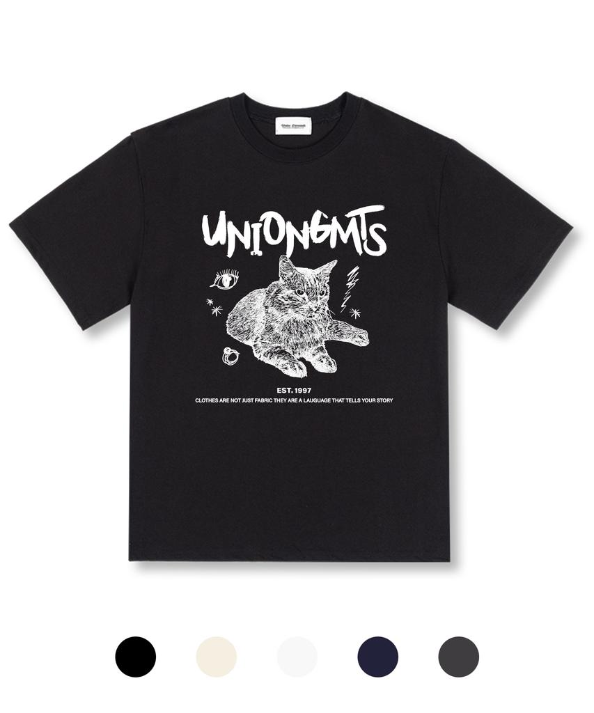 UNION GARMENTS Iringcat Oversized Short Sleeve T-Shirt 5 Colors