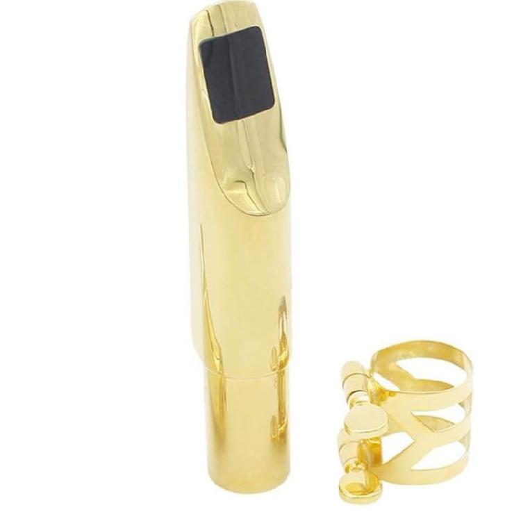 Saxophone Mouthpiece Clip Lacquered Gold General Altos/Tenors Saxophone & Clarinet Bakelite Mouthpiece Ligature Clip