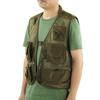 Fishing Vest MultiPocket MultiMesh Waistcoat Breathable Adjustable Fishing Life Jacket(L )
