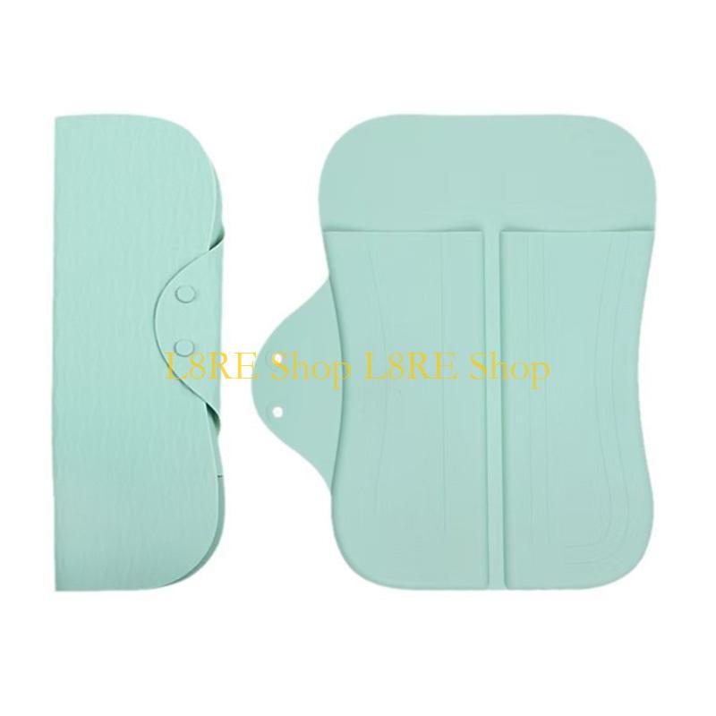 L8RE Heatproof Silicone Mats Travel Hair Tool Mats Foldable Silicone Pad Suitable for Curling Wand and Hair Straightener