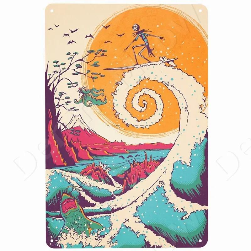 Skeleton Vintage Metal Tin Sign, You and Me We Got This Skull, Retro Plate for Bar, Pub, Cafe, Wall Decor, Love Gifts for Fam