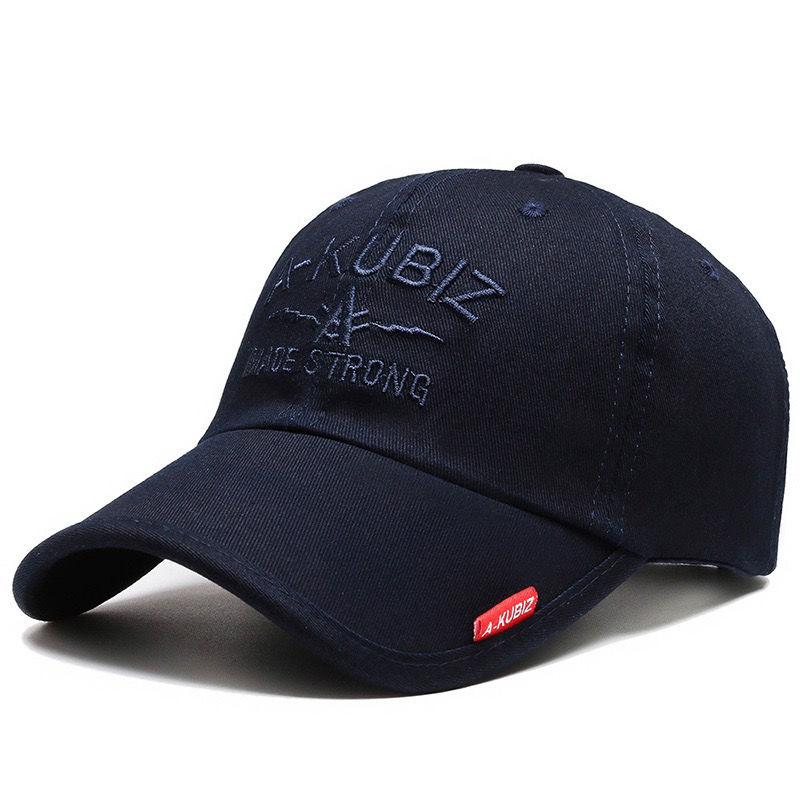 

Мужская шляпа корейского выпуска весна-осень-зима уличное солнцезащитное кепка с утиным язычком солнцезащитная кепка для рыбалки и отдыха бейсболка one size темно-синий