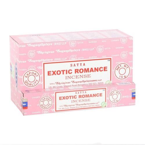 Satya Exotic Romance Incense Sticks (Pack of 12)