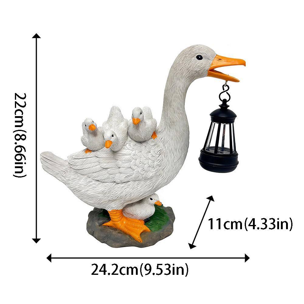 Solar Powered Solar Frog Lantern LED Light Animal Figurine Solar Garden Statue Waterproof Resin Pathway Decor