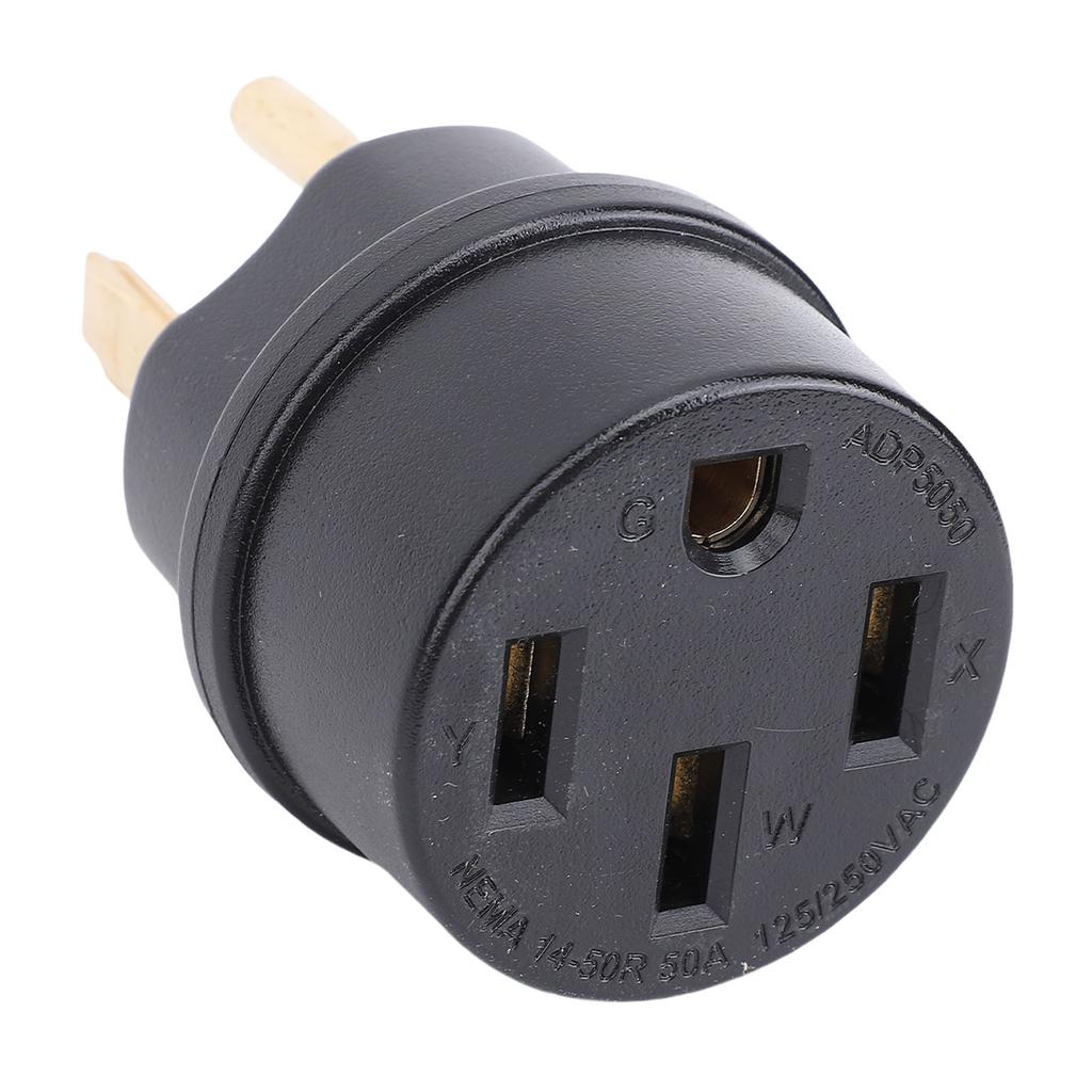 Generatoradapterplugg 50A Støtte for NEMA 14 50P til 14 50R for RV Campingplass Generator Strømkontakt