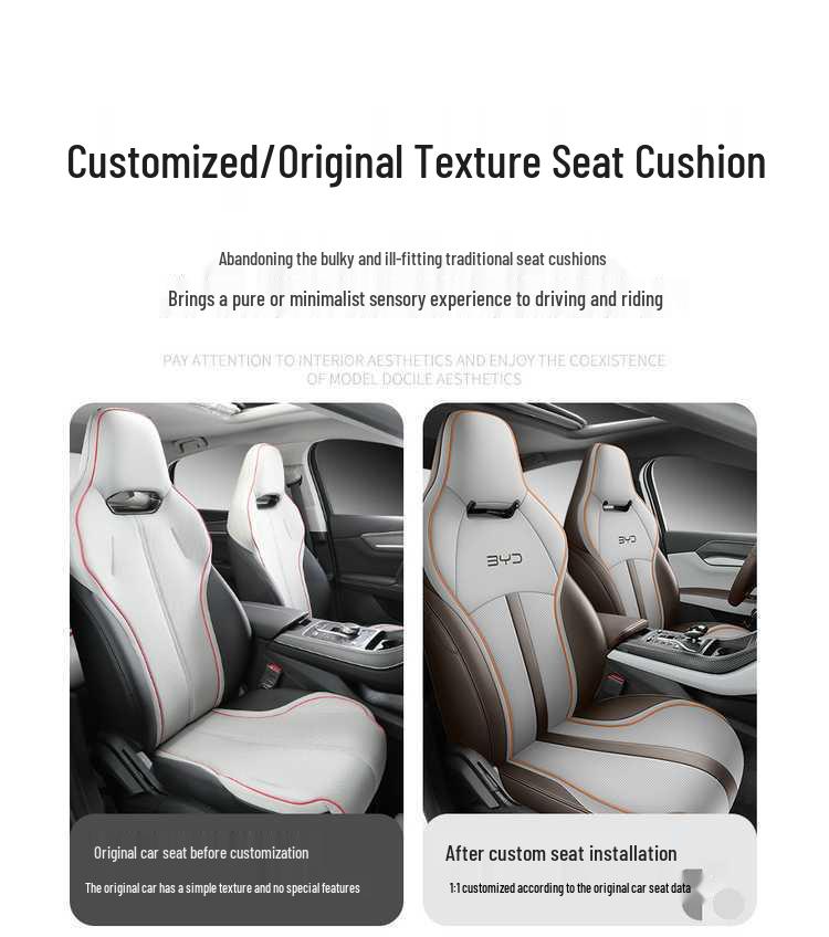 All-Season Universal Seat Covers & Cushions for BYD Destroyer 05 – Full Coverage
