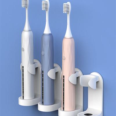 Elektrischer Zahnbürstenhalter, passt 98 % der Zähne an, Zahnbürste, Wandmontage, platzsparendes Badezimmer-Organizer-Ständer, selbstklebendes Rack-Zubehör
