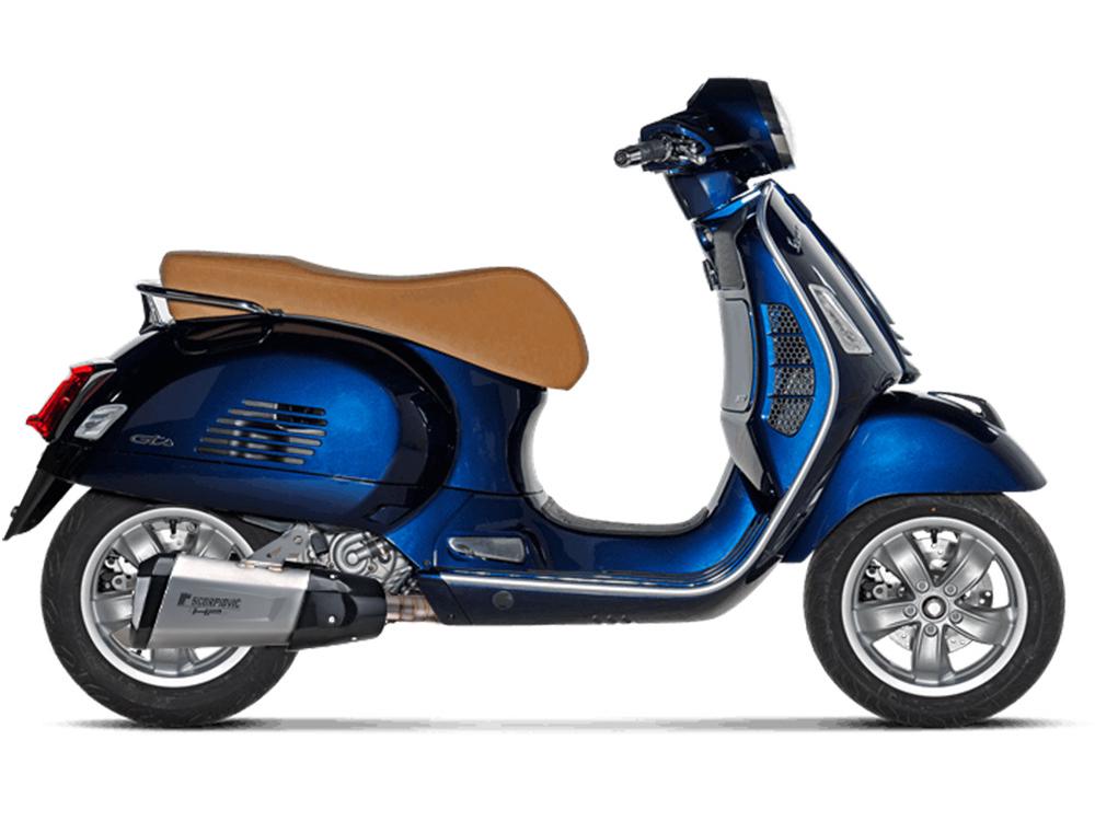 Vespa GTS Super 300 Carbon Fiber Exhaust Tail Section 2021-2022 Modification