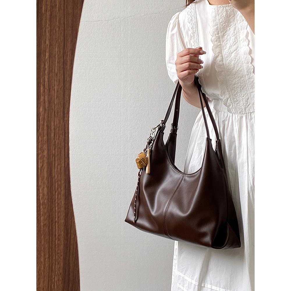 IELGY Retro Commuter Tote Bag Large Capacity Portable Shoulder Bag