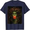 Medusa Kaugummi Feministin Griechische Mythologie Halloween T-Shirt Mythisches Monster Schlangenhaar Gorgone Lustig Fantasy Ästhetik Kleidung