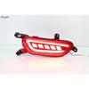 2PCS Reflector For Mazda CX-3 CX3 2015 2016 2017 2018 2019 2020 Car LED Rear Fog Lamp Brake Light Turn Signal Light