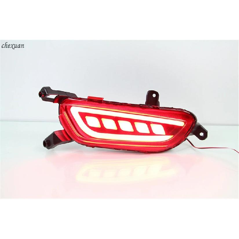 2PCS Reflector For Mazda CX-3 CX3 2015 2016 2017 2018 2019 2020 Car LED Rear Fog Lamp Brake Light Turn Signal Light