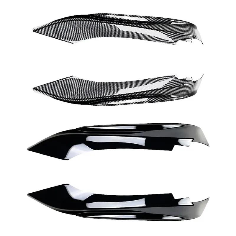 Front Bumper Protector Lip Spoiler Splitters For BMW F32 F33 F36 4 Series 2014- M-Sport M-Tech (M Sport Models Only)