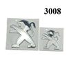 OQUP8 ABS 3D Löwenemblem Fronthaube Heckklappe Abzeichen für Peugeot 2008 3008 2021 2022 2023 Autoaufkleber Decals Styling Zubehör