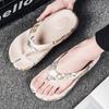 New Men Beach Slippers Simple Household Couple Models Coconut Shoes Non-slip Bathroom Sandals and Slippers Flip-flops