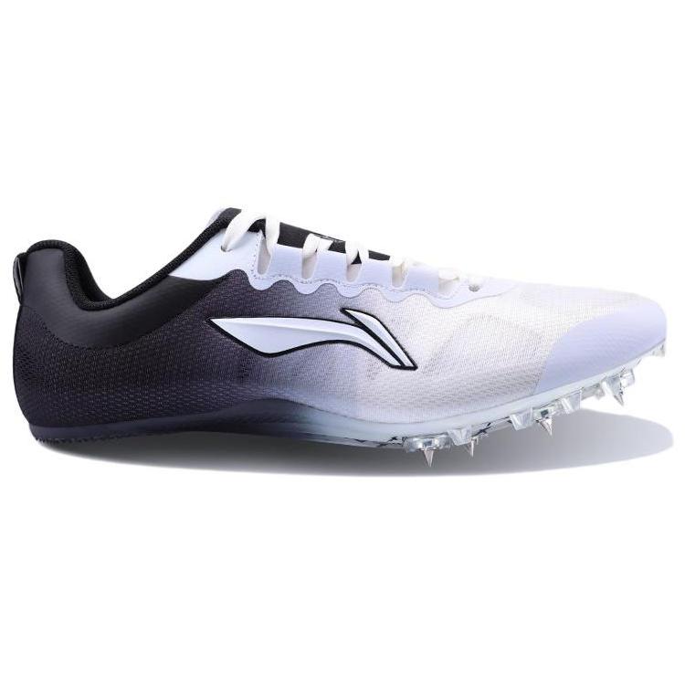 Li Ning Cushioning Slip Resistant Abrasion Resistant Low top Running Shoes Unisex White Black LJJQ211-1