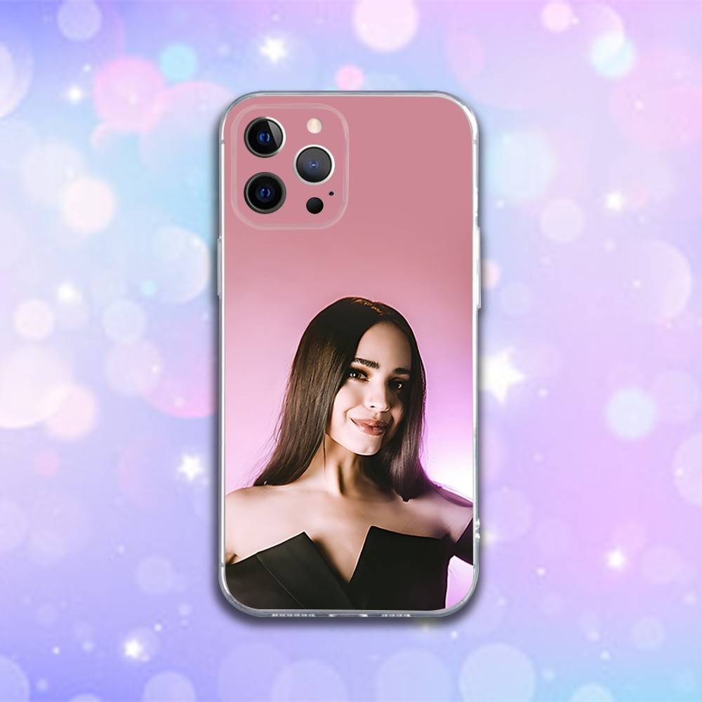 S-Sofia C-Carson Actor Phone Case For iPhone 17,16,15,14,13,12,11 Pro,Max,Plus,X,XS,XR,SE4,E Mini Transparent Soft Cover