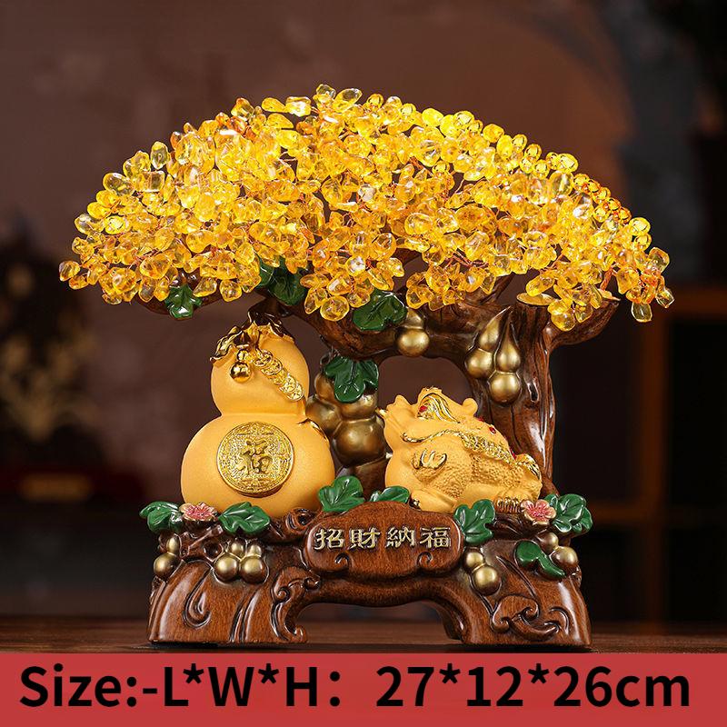 

Золотая жаба, притягивающая богатство и счастье, украшение из хрустального дерева богатства, тыква, шейкер для денег, открывающееся украшение для дерева, подарок золотистый