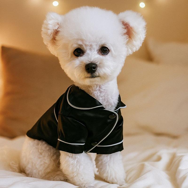 Silk pet pajamas are comfortable and skin-friendly, universal home clothing for cats and dogs